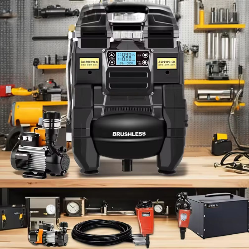 Air Compressor Mini - 휴대용 소형 오일 프리 공기 압축기,
