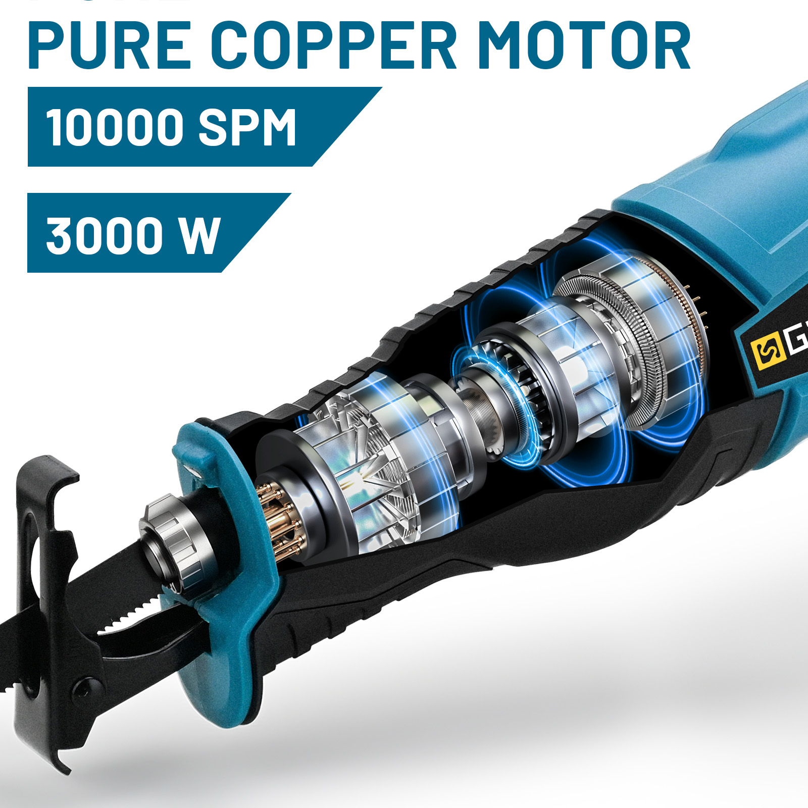Gisam 3000W 10000SPM 전기 왕복 톱 전 - Reciprocating Saw Cordless 리뷰 및 가격