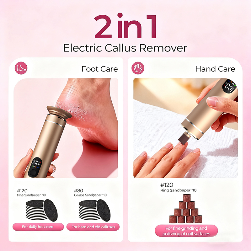 알루미늄 합금 2-in-1 전동 굳은살 제거기 및 음식 - Power Toolbox 리뷰 및 가격