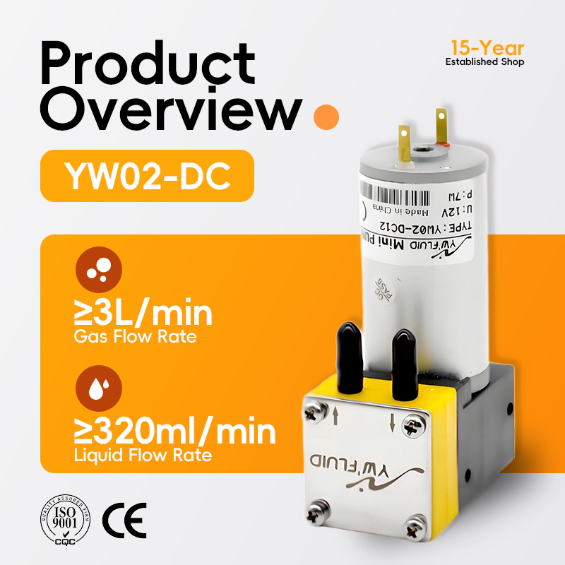 YW02 A-DC 저압 12V 24V DC 다이어프램  - Air Compressor Mini 리뷰 및 가격