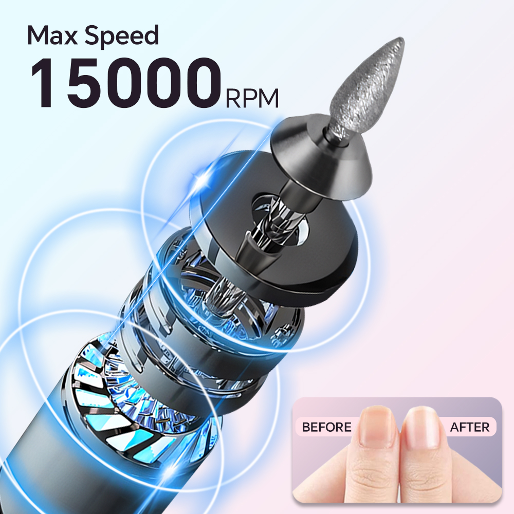 전기 네일 드릴 파일 - 3가지 모드, 디스플레이 및  - Power Tools Display 리뷰 및 가격