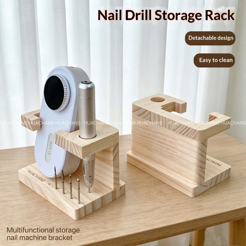 1Pcs 여름 네일 드릴 머신 비트 나무 홀더 네일 트 - Power Tools Holder 리뷰 및 가격