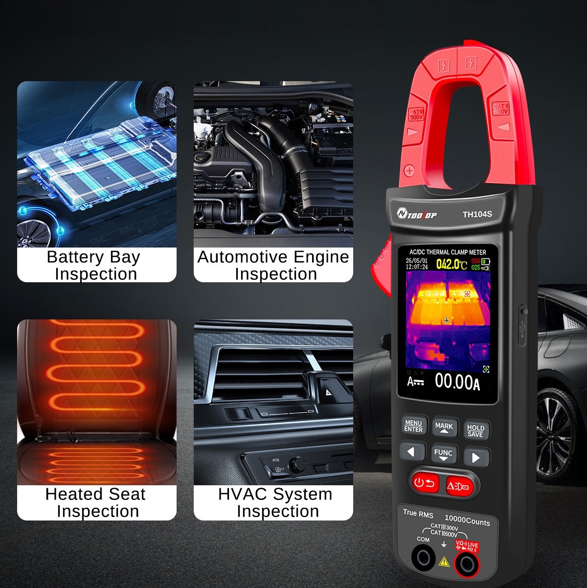 TH104S 열화상 클램프 미터 10000 카운트 AC - Power Tools Images 리뷰 및 가격