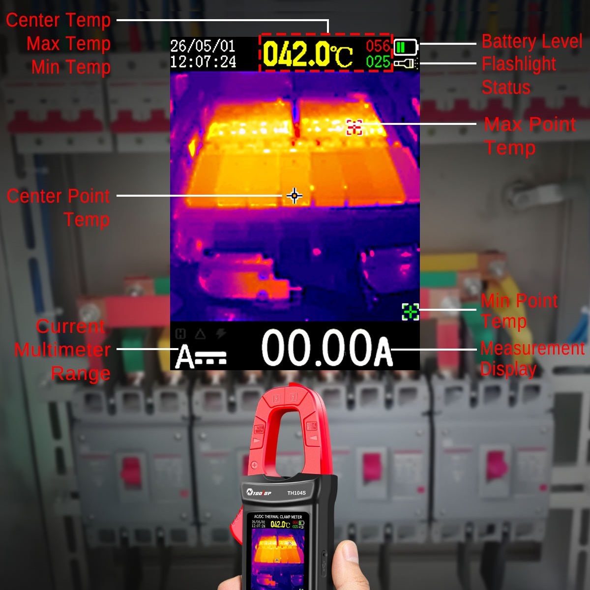 TH104S 열화상 클램프 미터 10000 카운트 AC - Power Tools Images 리뷰 및 가격