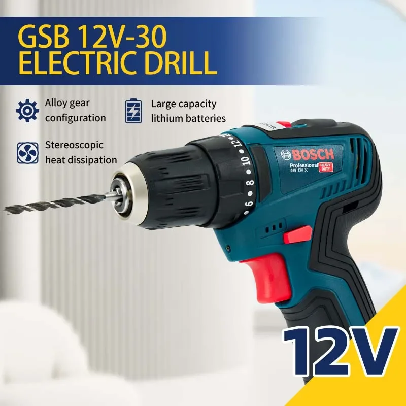 보쉬-GSB 12V-30 전문가용 전기 드릴, 무선 드 - Power Tools Cordless 리뷰 및 가격