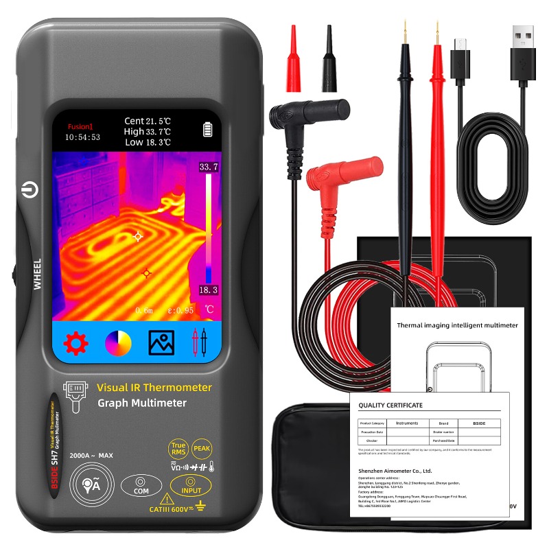 열화상 카메라 멀티미터 휴대용 터치스크린, 고정밀 온도 - Power Tools Images 리뷰 및 가격